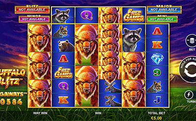 Buffalo Blitz Slot igra u Boomerang srpskom sajt